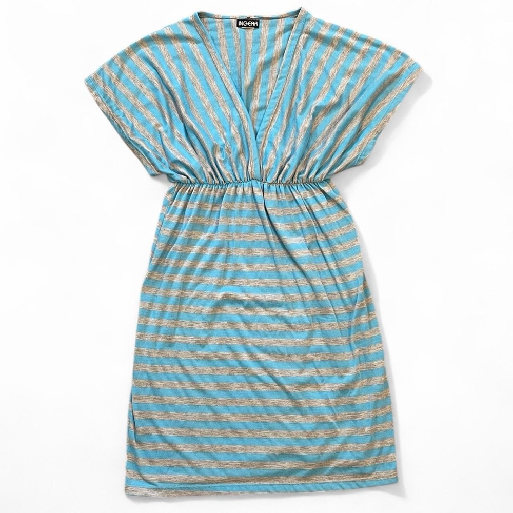 Striped Bathing Suit Cover-Up